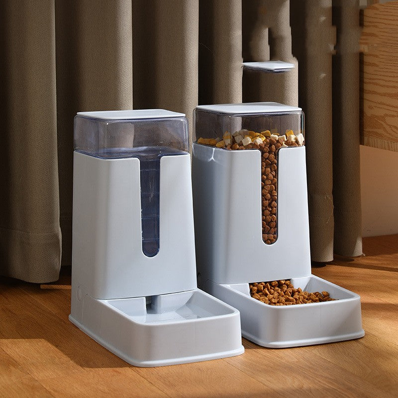 Distributeur automatique double pour nourriture et eau – Animaux domestiques