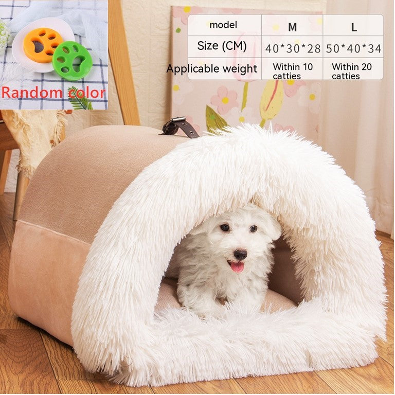 Nid portable pour animaux – Chaud, imperméable et confortable pour chiens et chats »