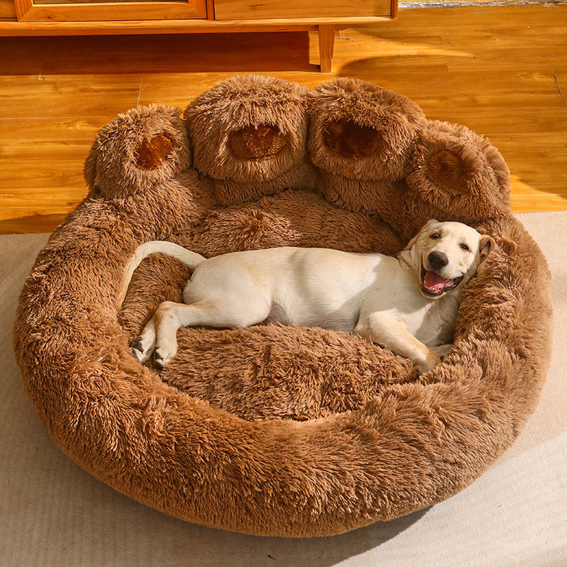 Lit pour chien chaud – Taille moyenne à grande, doublé polaire
