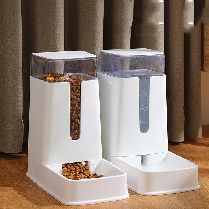 Distributeur automatique double pour nourriture et eau – Animaux domestiques