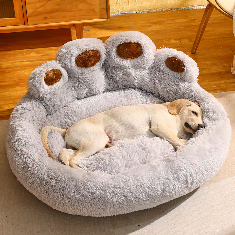 Lit pour chien chaud – Taille moyenne à grande, doublé polaire